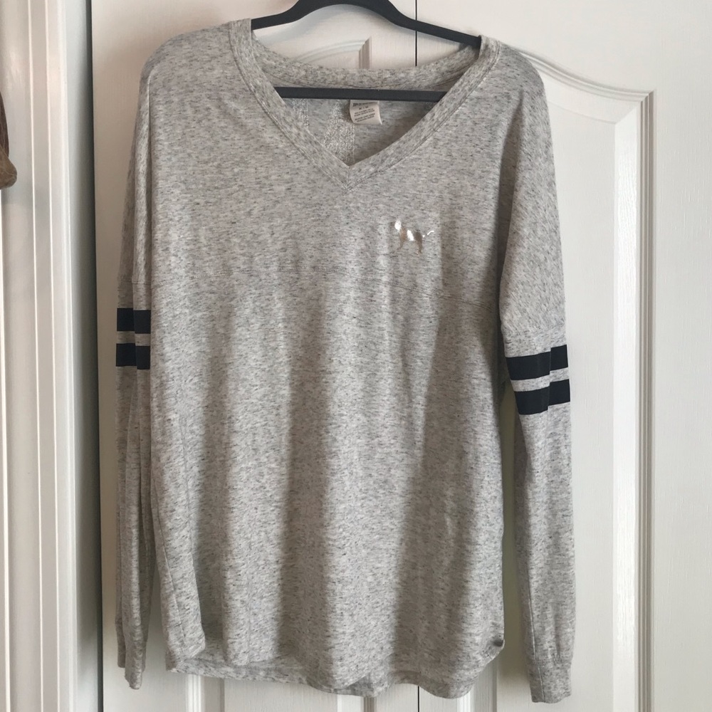 VS Pink gray and silver sequin top!